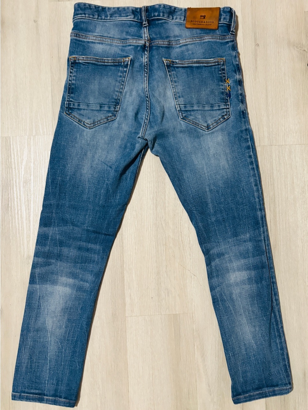 Scotch & Soda Distressed Blue
Skim Amsterdams Blauw Jeans 30X32